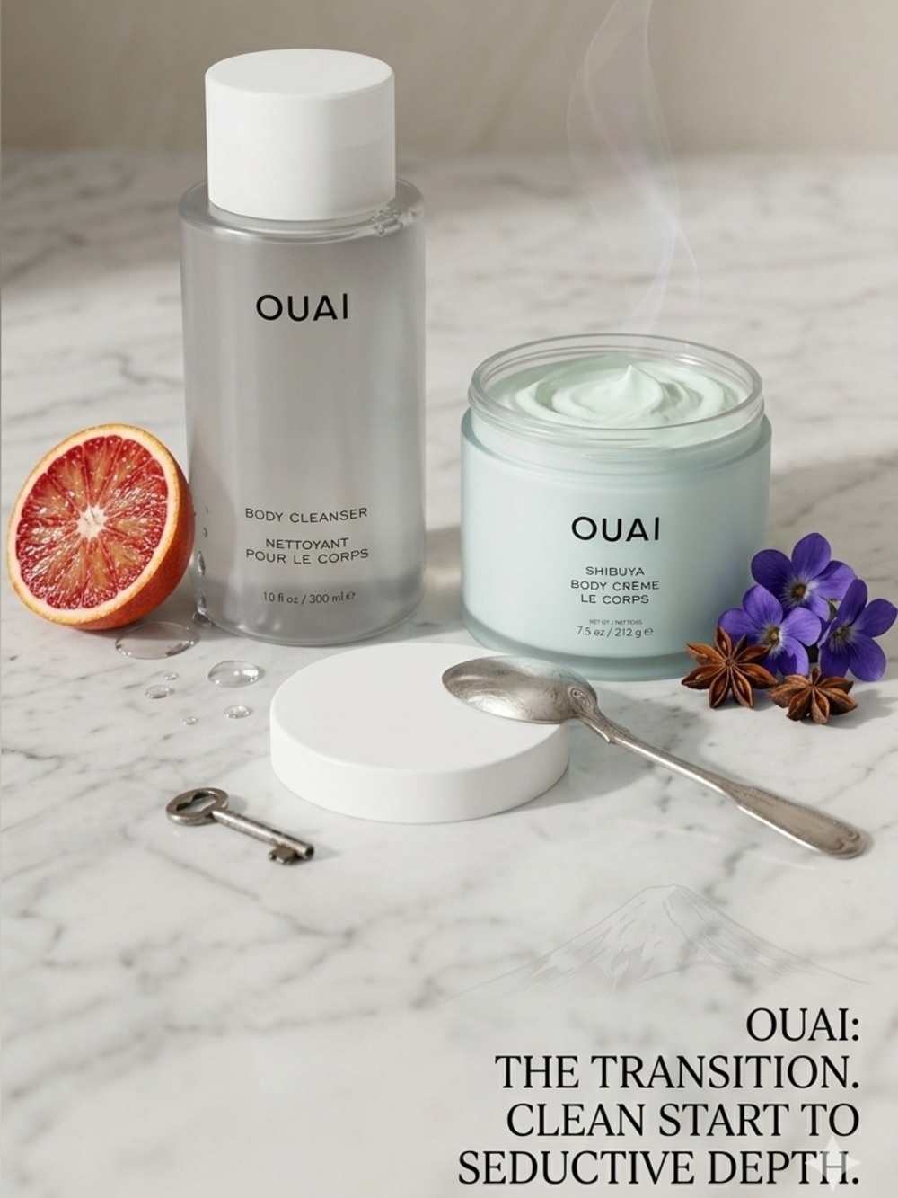 OUAI Dean Street Body Cleanser & Shibuya Body Crème Full Size - Picture 6 of 6